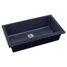 ELKAY  ELXRUP3620JB0 Quartz Luxe 35-7/8" x 19" x 9" Single Bowl Undermount Kitchen Sink with Perfect Drain, Jubilee