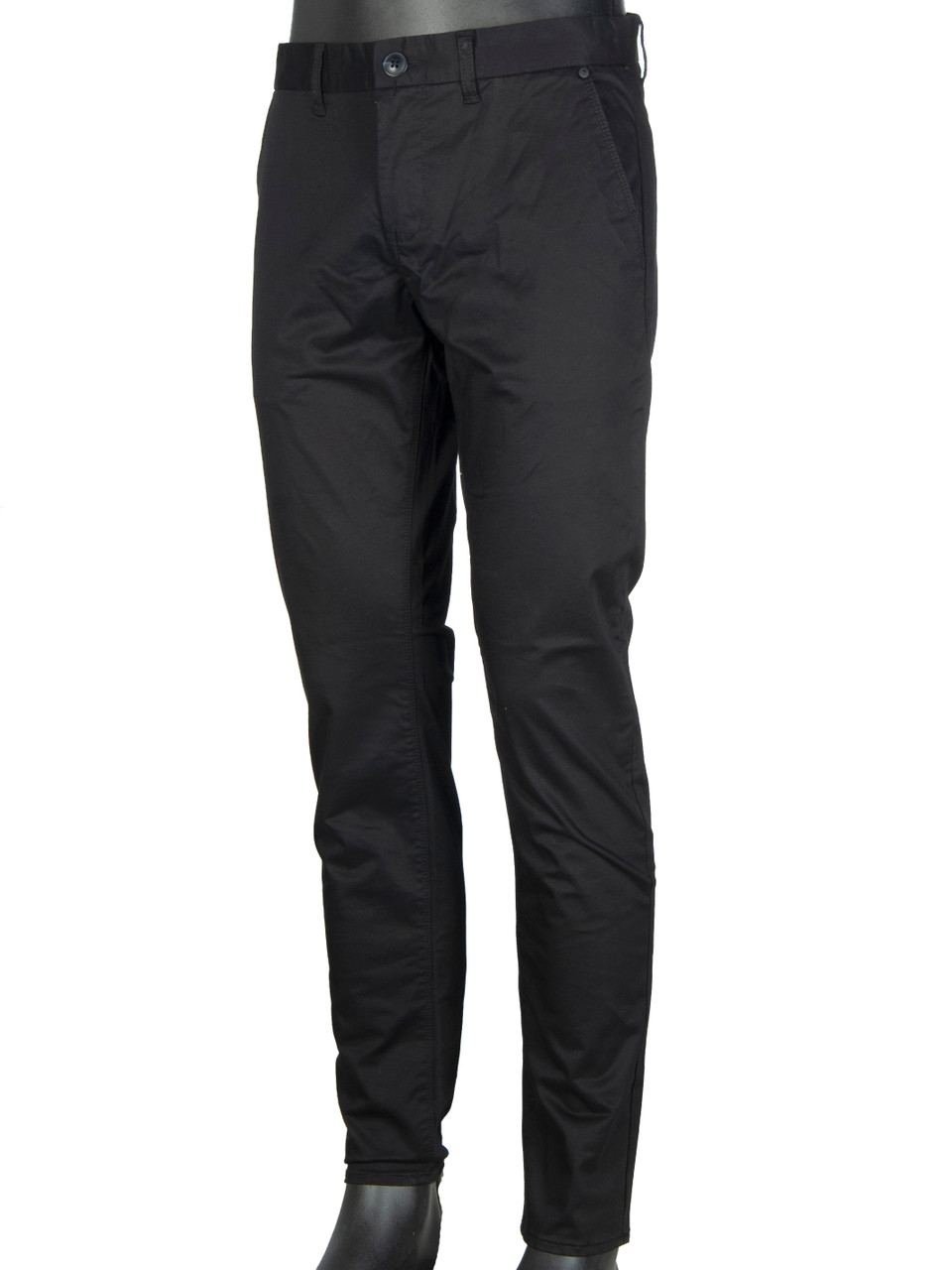 black stretch chinos mens