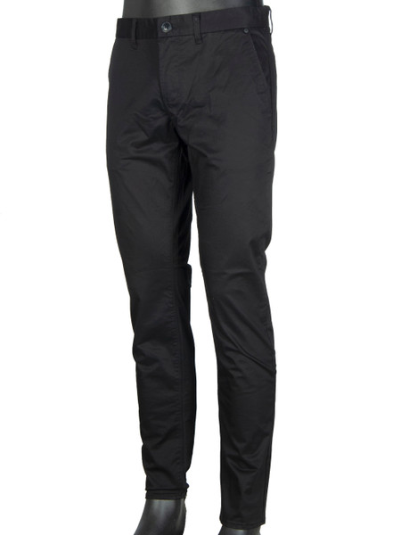 Black Stretch Chinos