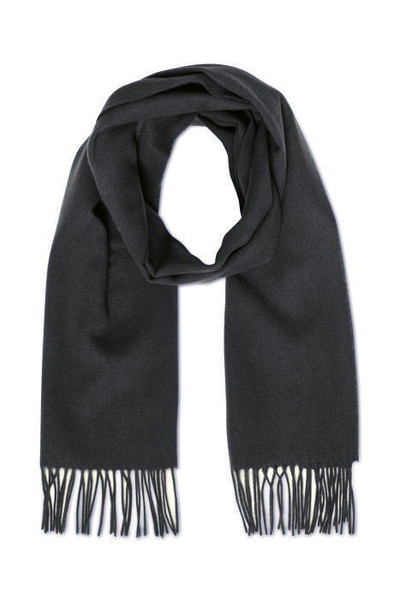 Pure Wool Scarf - Charcoal