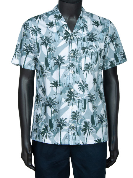 Hawaiian Shirt - Duck Green 