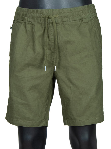 Linen Shorts - Olive