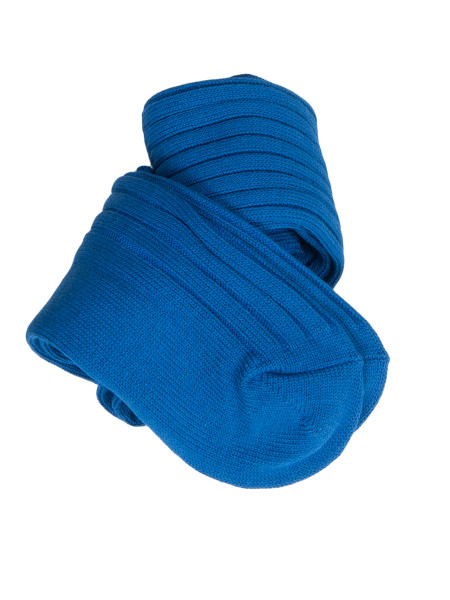 Cotton Rib Socks - Ocean Blue