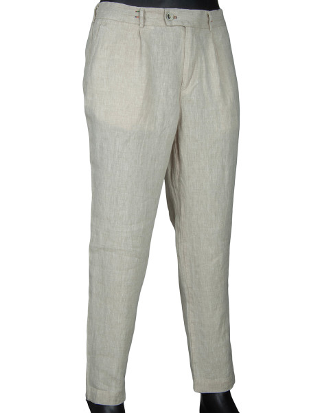 Linen Trousers - Stone