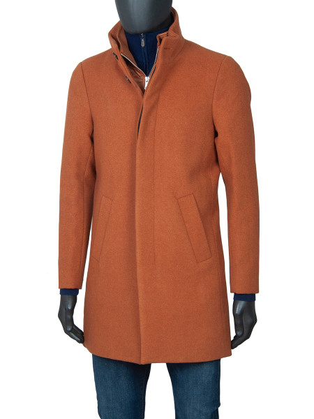 Harvey Wool Coat - Umber