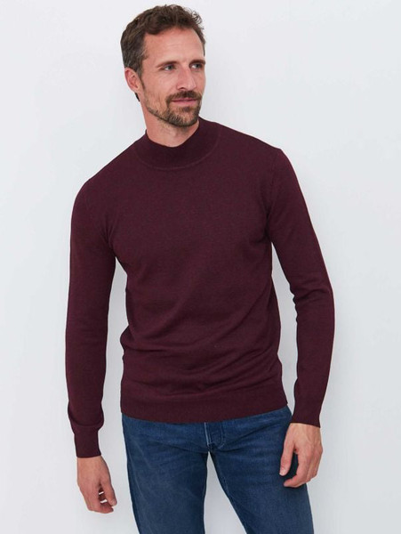Turtle Neck Jumber - Bordeaux