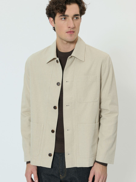 Matinique Combs Overshirt - Fog