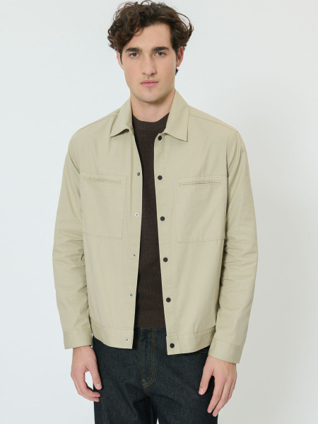 Matinique Solomon Shirt - Plaza Taupe