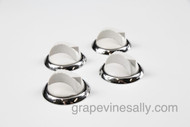 Set of 4 Flush Mount Original Vintage Roper Gas Stove Burner Control Knobs with Chrome Bezel Rings. We have reconditioned these knobs. This is a beautiful set.

Bezels Read: 'ON"  -  'OFF'

Fits the standard rear "D" valve stem - Diameter of rear bezel: 2.0"

GVS Reconditioned.
