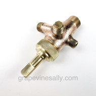 Original Vintage Western Holly Stove Gas Burner Control Valve. Reconditioned, the stem turns smoothly and the threads are in good condition. 

THIS VALVE IS A USED ORIGINAL. Please note, we recommend you have a certified professional or company with experience in this area inspect these parts prior to installation. 