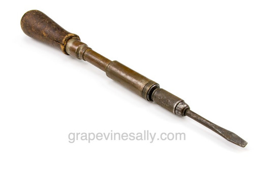 Original Vintage Working Gear Driven Hand Screwdriver