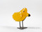 Yellow Birdie Tin Folk Art
MEASUREMENTS: Length 7-1/4"  /  Height 7.0" / Width 3-1/2"
