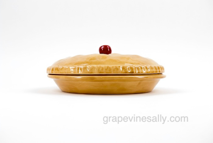 ceramic apple pie plate