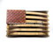 American Flag Wine Barrel Art - wineries will retire their wine barrels afters after so many years, this Flag Art is made from original retired wine barrels from the Central Coast of California. This is a wonderful piece... think creative.
MEASUREMENTS: H 23.5"x L 36.5" Depth is approx. 5.0"

Available for pick up at our Ventura shop. Just give a call.