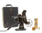 Working Vintage FILMO 8 Movie Projector. Everything pictured is included. 
Carrying Case Measurements: H 16.0" W 11.5" D 7.5"

