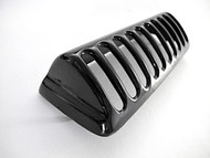 Original vintage early mid-40's Wedgewood stove top heavy cast iron heat vent. This style was used on several of the vintage 1946-7 OK&M models, prior to the various chrome style of heat vents. The top black porcelain enamel is in very nice bright and shiny used condition. A very rare find.

VENT MEASUREMENTS 

Width 6-7/8"  /  Depth 2-1/2"  /  Height 1-1/2"  /  two Underside Pegs are 6-1/2" on center