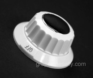 Vintage Stove Parts Flush Mount White Burner Control Knob with Standard Rear /'D/'