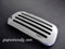Original Vintage Wedgewood stove top New Chromed vent. This style of vent is very rare. MEASUREMENTS: Width 5-5/8"  /  Depth 2-3/4"  /  Width Between Underside Tabs 4.50"

All of our New Chromed parts are 'Triple Plated' (copper, nickel, chrome)