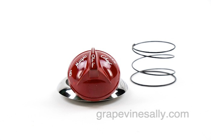 Vintage 30 S 40 S Magic Chef Stove Range Red Broiler Control Knob