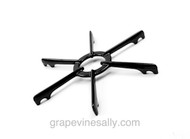 VERY LIMITED SUPPLY! Original Western Holly Stove New Porcelain Enameled Stove Top 'Spider' Burner Grate. In excellent condition.

MEASUREMENTS: Overall spoke to spoke outer length: 9-1/2"  /  Center ring (outside diameter) 2-7/8"