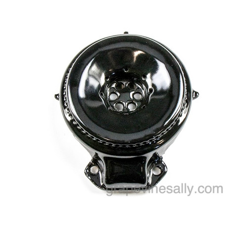This is a Vintage honeycomb style Wedgewood NEW PORCELAIN ENAMELED Gas Stove Burner Head - New Gasket is Included (not shown in pictures). This style is often found on the vintage Wedgewood apartment and smaller Wedgewood models. This stove will use a single orifice burner valve. This burner has an inner and outer ring of gas holes. This is very rare find.
 
MEASUREMENTS: Underside diameter: 4.0"  /  Mounting Holes 2.0 on center
 
This is the LARGER (front) of the 2 size burners typically found on the vintage Wedgewood stoves. PLEASE NOTICE: Flash holes are on the RIGHT SIDE.

4-1/8" Diameter (measured from underside)