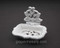 Porcelain Enameled Antique Soap Dish. 
 
MEASUREMENTS: W 4.0" x D 5-1/4"  -  Overall Height: 4-1/2"