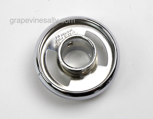 Original Vintage Wilcolator Thermostat OVEN CONTROL KNOB New Chromed Bezel Ring. Spring is in very good condition - tension is excellent. 

Rear Sleeve Depth: 3/4"