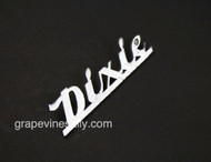 LAST ONE! Original Vintage DIXIE Stove Logo Emblem Badge