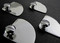 Set of 4 Original New Chromed Butterfly Air Vents with Screws. These vent covers are original parts that have NEW CHROME. These fit vintage O'Keefe & Merritt & Wedgewood gas stoves and many other brands.