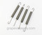 SAVE OVER 15% - Set of 4 NEW vintage O'Keefe & Merritt or Wedgewood Gas Stove NEW Oven Door Springs - Each oven door uses two springs. Replacing both oven door springs is recommended to maintain equal & proper tension. This will also help prevent panel and knob browning.

The traditional 40's-50's Wedgewood oven door spring is the 6.0", (avail. in our store) however more and more customers are opting to use this O'Keefe & Merritt 5-7/8" as it offers just a tad more tension to the oven doors. Either spring will work in most cases just fine.  

MEASUREMENTS: Each Overall Length 5-7/8"
