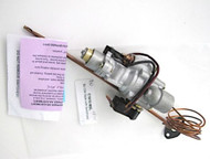 VINTAGE ROBERTSHAW GAS THERMOSTAT MODEL BJS - FACTORY RE-BUILD. This thermostat has been calibrated and tested. It is guaranteed to work like a new thermostat. Gas Connection - Rear Housing RIGHT Connect  /  7/16" Tube  /  Right Turn  /  Capillary Length - Approximately 48"