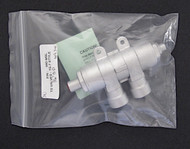 Vintage Gas Stove Factory Re-Built Robertshaw Grayson TS-7 Safety Valve with Warranty. This safety valve is guaranteed to work like a new. 1 Year Warranty 
GAS CONNECTION - Inlet/Outlet - 7/16 Tube / Compression
