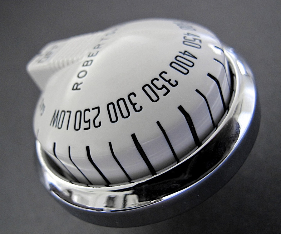 Wedgewood Vintage Stove Original Robertshaw Oven Control Knob w SPRING