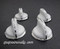 LIMITED SUPPLY
Set of 4 Original Vintage Wedgewood Stove Gas Control Knobs with Chrome Bezel Rings. We have reconditioned these knobs, they are all bright and shiny. There are no cracks, chips or stains - the rear "D"'s are in excellent condition. This is a gorgeous set. 

GVS Reconditioned.

If you need a 5th or 6th knob, paste this SKU: KWCR1 into our search box in the UPPER LEFT corner of any store page.

Each original vintage knob is reconditioned and thoroughly inspected for quality - we do not sell sub-standard knobs.

 
