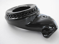 NEW PORCELAIN ENAMELED Vintage Western Holly Stove Top Burner - Front Slit