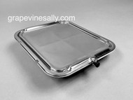 Small Vintage Stove Aluminum Griddle Tray. We have professionally polished this tray. The undersides do not get polished. Great for smaller stoves or areas where there is limited cooking space.
 
MEASUREMENTS: Depth: 10-5/8" x Width: 9-1/8"