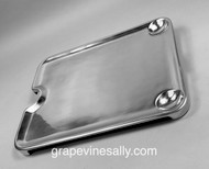 LIMITED SUPPLY - Re-Conditioned Original Vintage O'Keefe & Merritt TOWN & COUNTRY, ARISTOCRAT Estate Stove Aluminum Cooking Griddle. We have professionally polished this griddle, it is absolutely gorgeous. The undersides do not get polished. Often these are missing or badly damaged. These easily convert the 6 burner stove to one with a griddle feature when needed.
 
MEASUREMENTS: Depth: 18-5/8" x Width: 14-5/8"
 A very rare find.