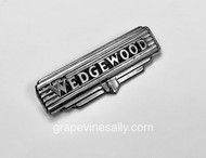 Original Vintage Wedgewood Stove Classic Logo Emblem Badge - Horizontal