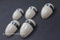 Vintage Roper Stove Flush Mount Knob Dial Set - Also can be used on many other vintage stoves. The rear standard "D" is in great shape. This set has been re-conditioned and ready to install. This is a gorgeous set.