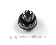 Hard to find vintage stove top black two piece timer, clock knob. These are used on clocks and timers that were found on the 40's-50's vintage stove clocks and timers.  