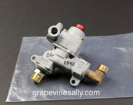 Last One - Vintage Robertshaw TS-10 Factory Re-Built Safety Valve with Pilot In/Out. Please note the 'In' and 'Out' directions, the 'In' elbow allows for two different 'In' gas plumbing directions. Please be certain they line up with your plumbing. This safety valve is guaranteed to work like a new. Warranty One Year.

GAS CONNECTION - Inlet/Outlet - 1/4" pipe w/ fittings. Pilot Plugs not included. 

A ONE YEAR WARRANTY IS INCLUDED.

 "RE-BUILT" When we use this term, this means we at GrapevineSally have had the part newly RE-BUILT by factory professionals with over 50 years of experience working with vintage thermostats, safety valves and related gas products. It also means that the thermostat or safety valve HAS NOT BEEN USED post re-build and will perform as new. All re-built thermostats and safety valves are original vintage parts.There are NO REFUNDS, RETURNS or EXCHANGES on re-built thermostats or safety valves. 

 We recommend you have a certified professional or company with experience in this area install this part. 