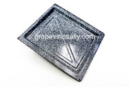 Original Used Vintage O'Keefe & Merritt Porcelain Enamel Lower Broiler Pan. This is the lighter blue speckle porcelain enamel. This is about as close as you can get to new PE in a used part.  The lighter blue style was often found on the late 1950's early 60's OK&M stoves and the DeVille models. The speckled porcelain enamel is in very nice bright and shiny condition. This is the lower pan section of a two piece set.

MEASUREMENTS: Depth 15-3/4" / Width 14.0"

 
