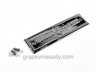 Original NEW CHROMED Vintage 1930's GE Monitor Top Refrigerator Emblem Badge