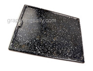 Original Vintage O'Keefe & Merritt / Wedgewood Oven Upper Splatter Tray Panel. The splatter trays sit at the base of the main oven, they are a 2 pce. set - this is the smaller top panel that sits on the larger panel directly above the oven burner.

These trays sit at the floor of the stove oven. This is in very nice shiny used condition.

MEASUREMENTS: 16.0" x 13.0"