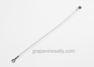 This is a NEW CABLE specifically made for the OM Aristocrat and Town & Country estate stoves. They use these very long cables for the upper oven doors. Each oven door will use two cables. Work with the hook, cable and spring system.  

CABLE MEASUREMENT: eyelet hole to eyelet hole: 25-1/4"