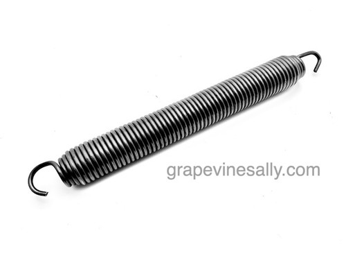 This is a new old stock (NOS) vintage stove oven door spring. It is very stout with very good tension.

MEASUREMENTS: Overall Length 6-5/8"  -   Coil Width 1/2" 