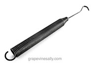 NEW 8.5" Oven Door Spring O'Keefe & Merritt Gas Stove Spring (works with the spring, cable & hook/rod system)

If your stove oven door uses the hook, cable and spring system, this is the "spring" part of the system for one side of your oven door. It attaches to the underside of your stove. For proper door function it is a good idea to replace both springs to maintain equal and proper tension. This will also help prevent panel browning.

MEASUREMENTS: Overall Length Extended 8.5"  /  Spring Coil 4.75"