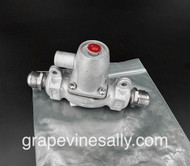 LIMITED SUPPLY - Vintage Robertshaw TS-11 Factory Re-Built Safety Valve. This safety valve is guaranteed to work like a new. Warranty One Year. GAS CONNECTION - Inlet/Outlet - 1/4" pipe thread. IN/OUT fittings included.
A ONE YEAR WARRANTY IS INCLUDED.
"RE-BUILT" When we use this term, this means we at GrapevineSally have had the part newly RE-BUILT by factory professionals with over 50 years of experience working with vintage thermostats, safety valves and related gas products. It also means that the thermostat or safety valve HAS NOT BEEN USED post re-build and will perform as new. All re-built thermostats and safety valves are original vintage parts.
There are NO REFUNDS, RETURNS or EXCHANGES on re-built thermostats or safety valves.
We recommend you have a certified professional or company with experience in this area install this part.