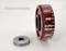 1930's Magic Chef Lorain Oven Heat Regulator Red Wheel Knob/Dial with Metal Shaft Insert. There are no chips or cracks. It is in very nice used condition.

MEASUREMENTS: Outer Diameter: 2-3/16"  