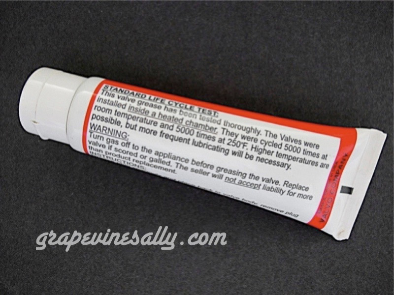 Vintage Stove Range High Heat Valve Grease New Tube Burner Control Valve Tern Eez Valve Grease